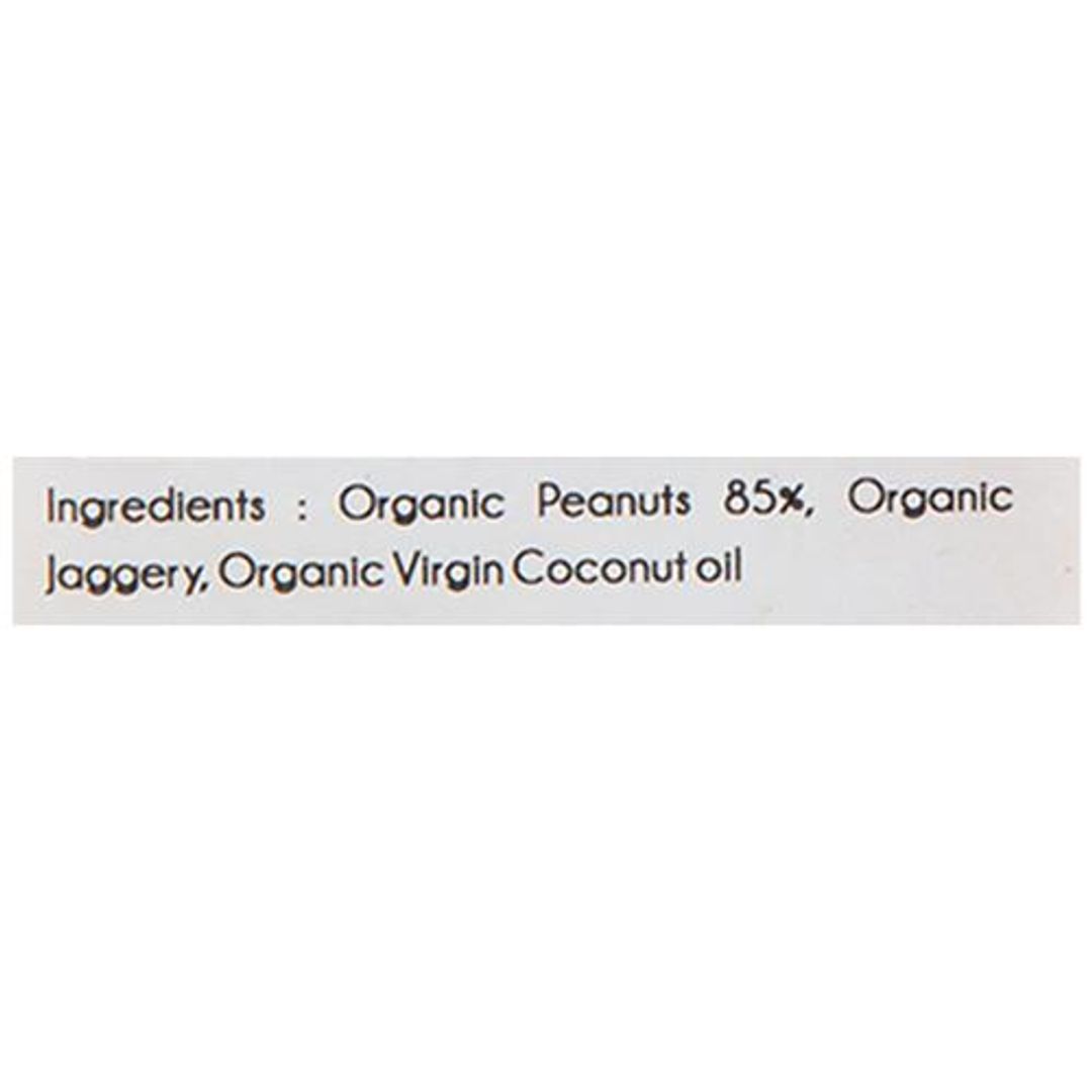 Organic Peanut Butter - Jaggery Sweetened, Cholesterol-Free