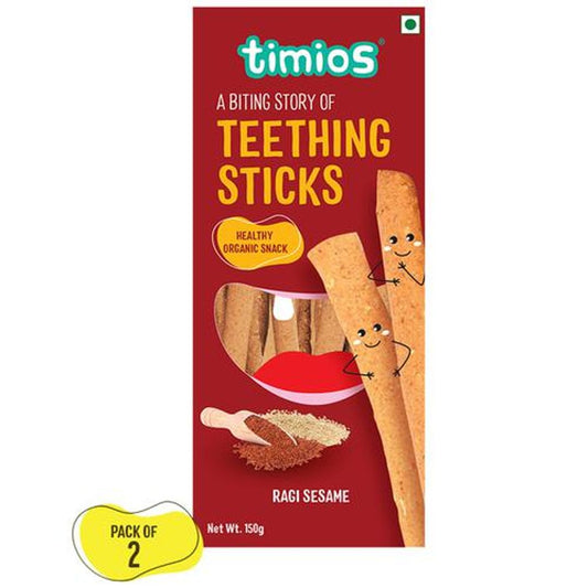 Organic Teething Sticks - Ragi Sesame