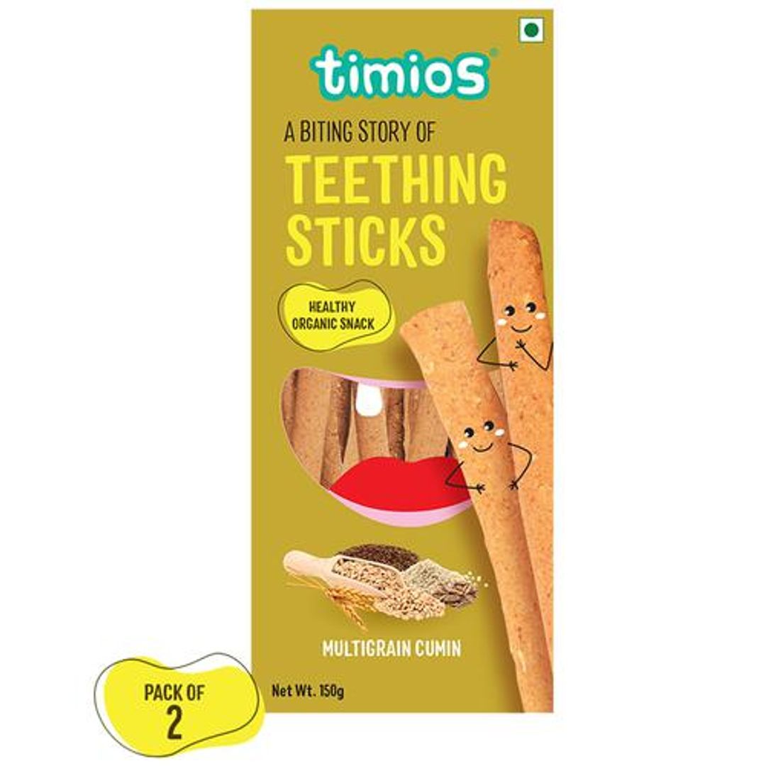 Organic Teething Sticks - Multigrain, Cumin