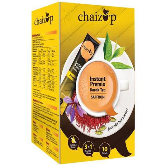 Instant Premix Karak Saffron Tea - Just Add Hot Water