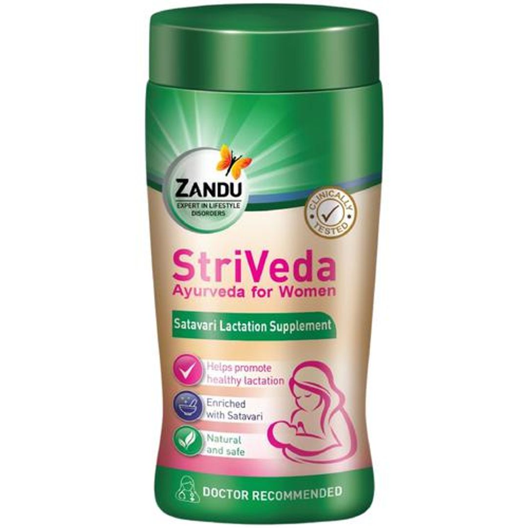 StriVeda Satavari Lactation Supplement - For Breast-Feeding Mothers