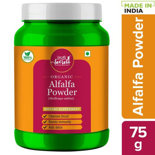 Organic Alfalfa Powder - Boosts Immunity, Aids Detox