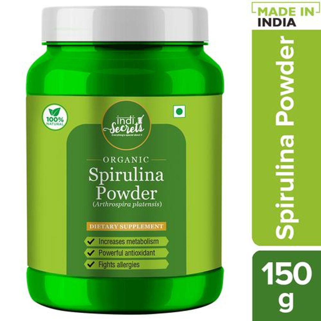 Organic Spirulina Powder - Increases Metabolism, Powerful Antioxidant