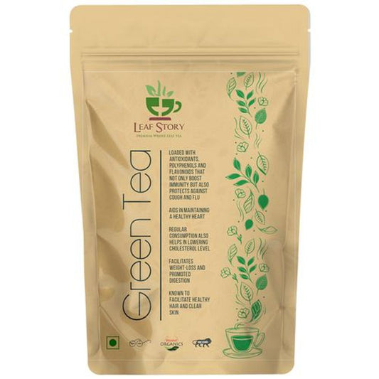 Premium Whole Leaf Green Tea - Loaded With Antioxidants & Boots Immunity