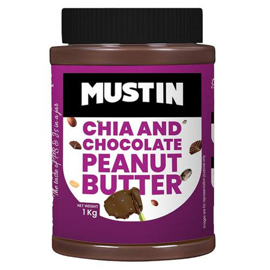 Peanut Butter - With Chia & Chocolate, Rich In Vitamin E & Protein