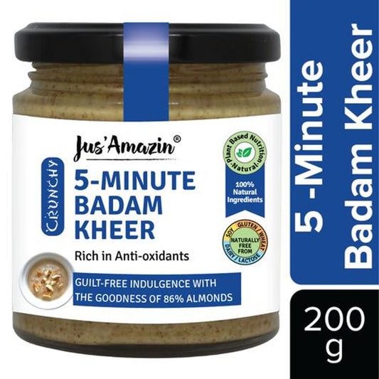 5-Minute Badam Kheer -  4 Ingredients, 86% Almonds - No Chemicals, Dairy Free