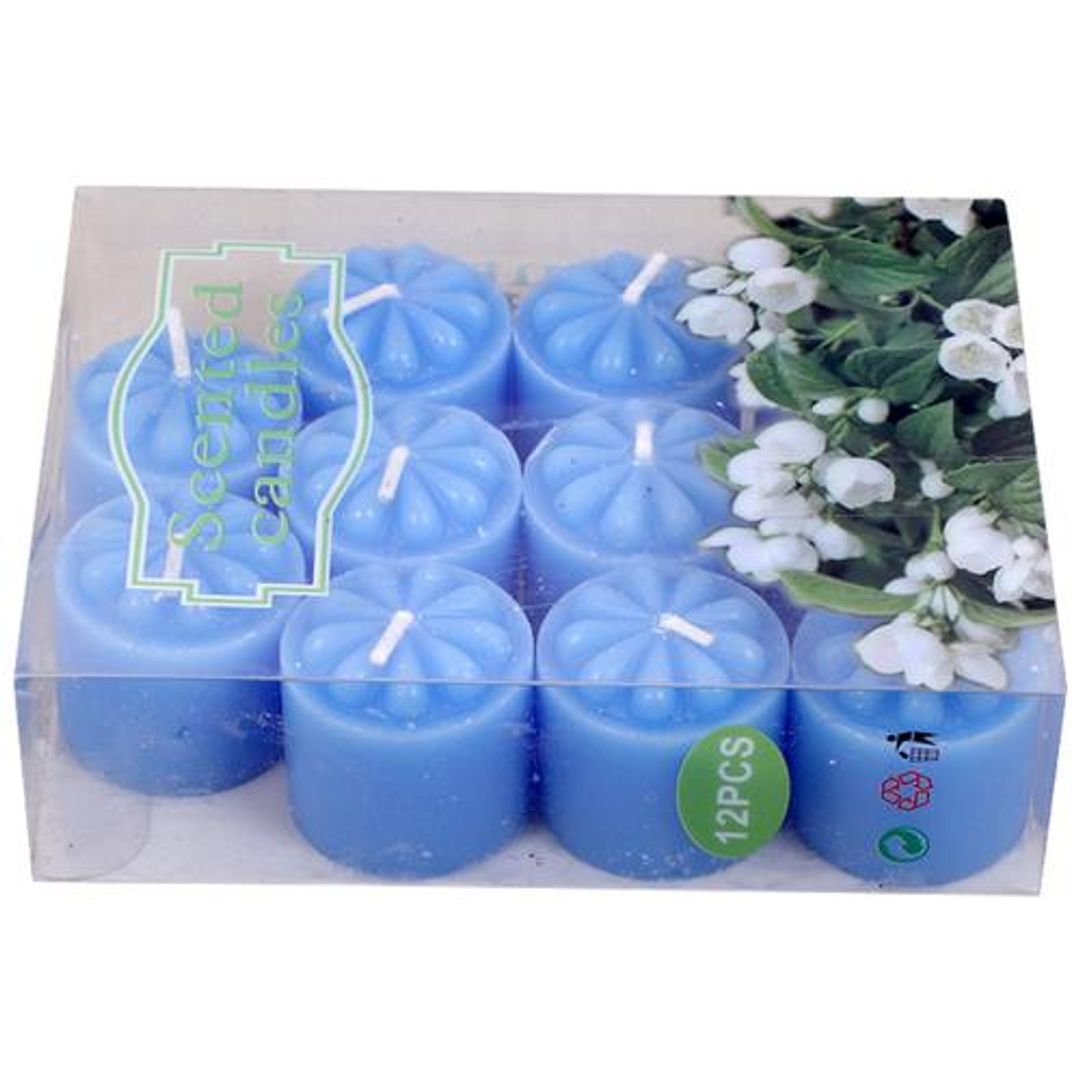 Scented Wax Candles - Assorted Colour, BB1372