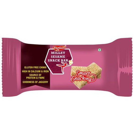 Millet Sesame Snack Bar - Rich In Fibre, Plant Protein & Healthy Fat