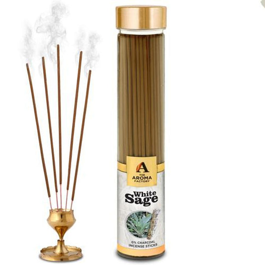 Incense Sticks/Agarbatti - White Sage, Made With 0% Charcoal
