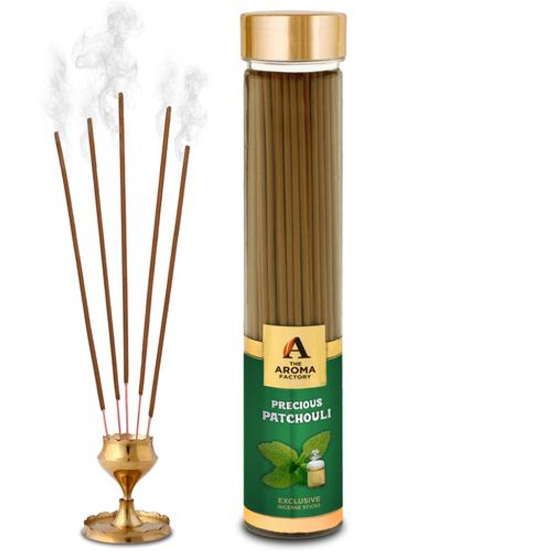 Incense Sticks/Agarbatti - Patchouli, Made With 0% Charcoal