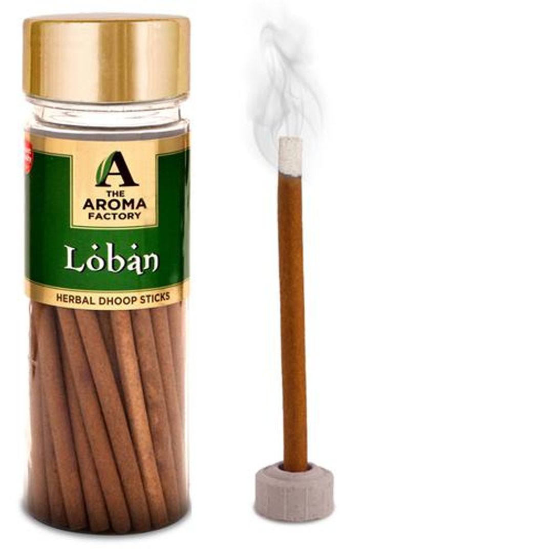 Herbal Dhoop Batti Sticks - Loban, Zero Charcoal