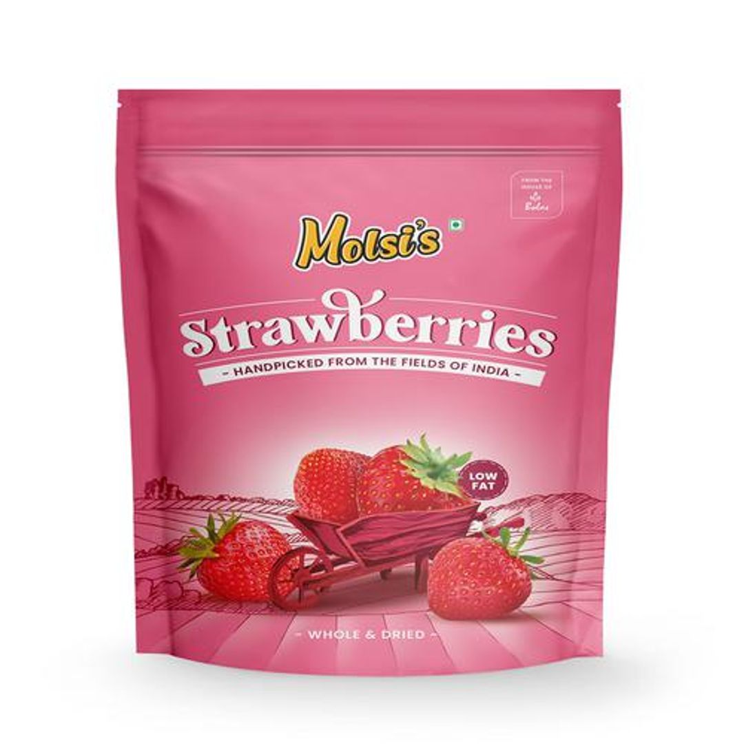 Strawberries - Whole & Dried, Rich In Antioxidants