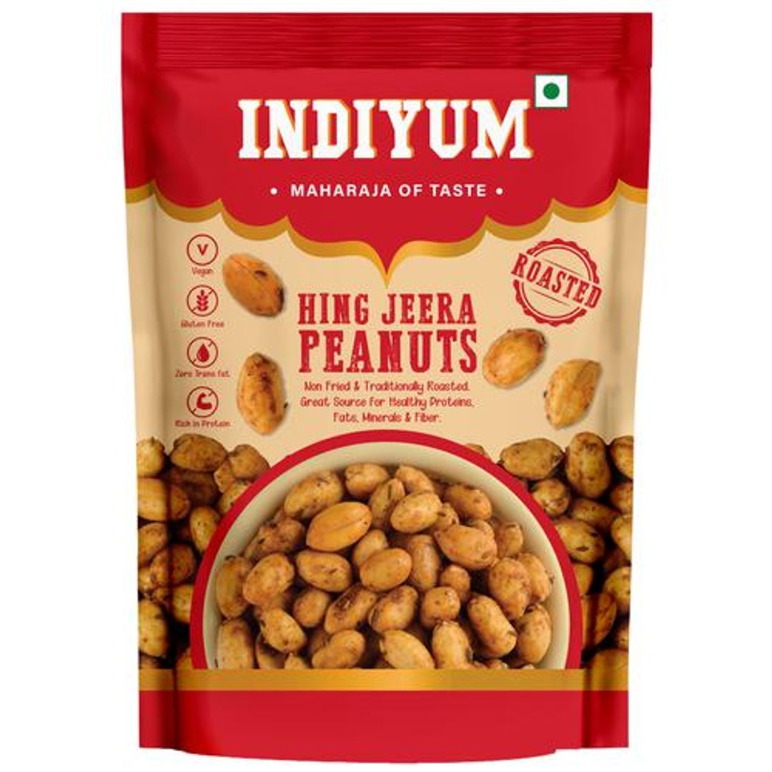 Hing Jeera Peanuts - Roasted, Vegan, Rich In Protein, Gluten Free