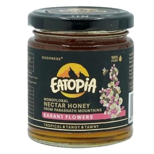 Monofloral Nectar Honey - With Karanj Flowers, Tropical & Tangy, Builds Immunity