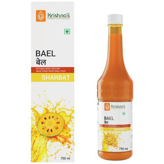 Krishna's Herbal & Ayurveda's Bael Sharbat | Bel Sharbat -750 ml