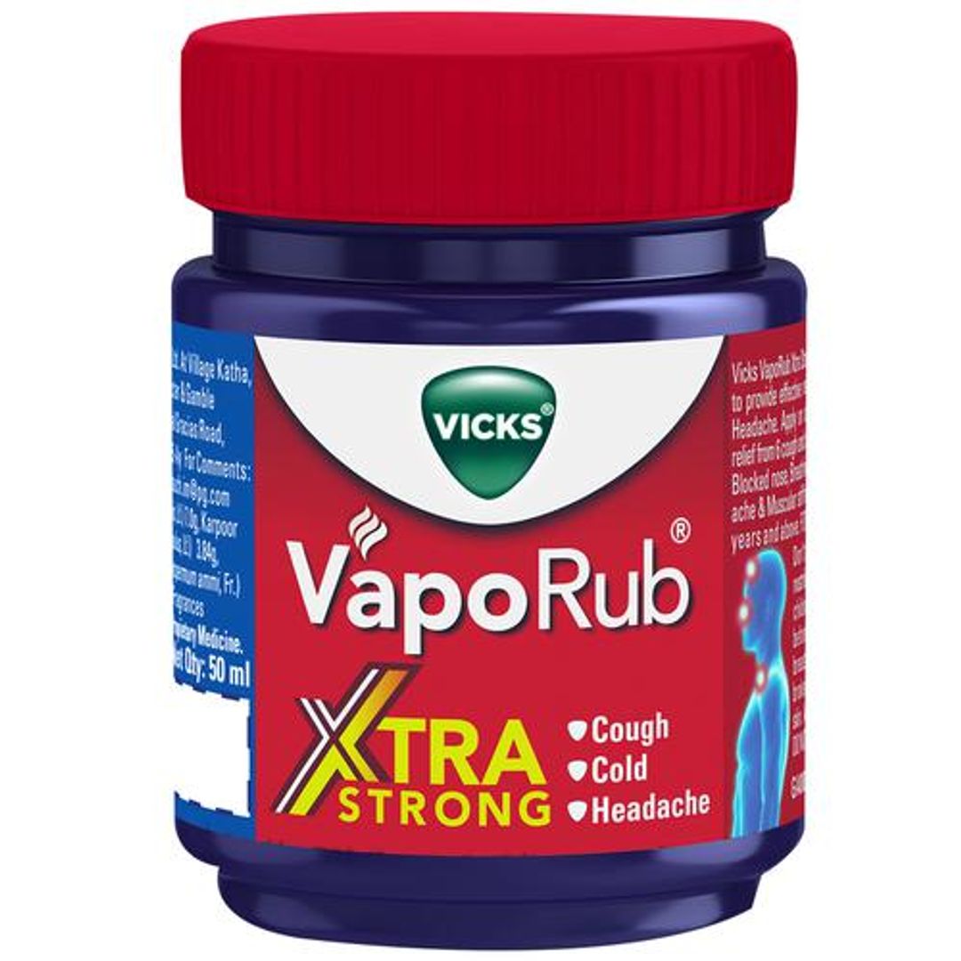 Vapo Rub - Extra Strong, For Cough, Cold, Headache