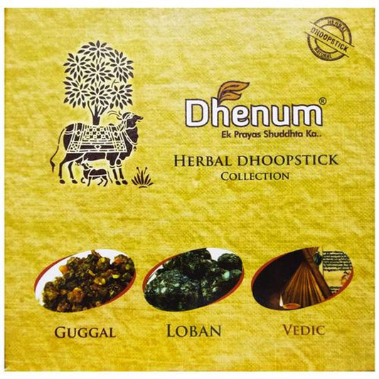 Herbal Dhoop Stick Collection - Assorted, Calms The Mind, Used For Meditation