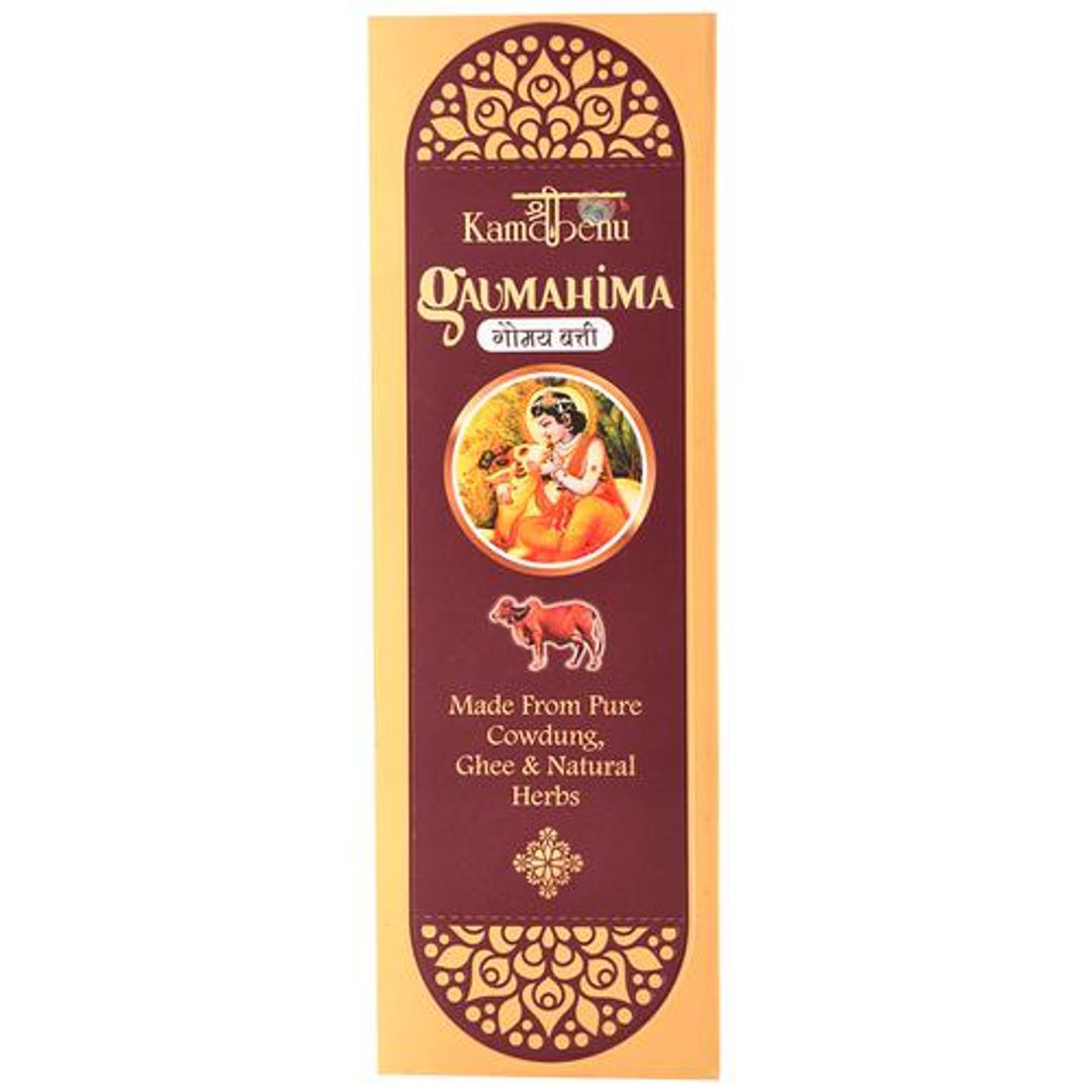 Gau Mahima Agarbatti Stick - Made From Cow Dung, Ghee & Natural Herbs, Charcoal Free