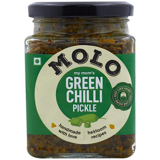 My Mom's Green Chilli Pickle