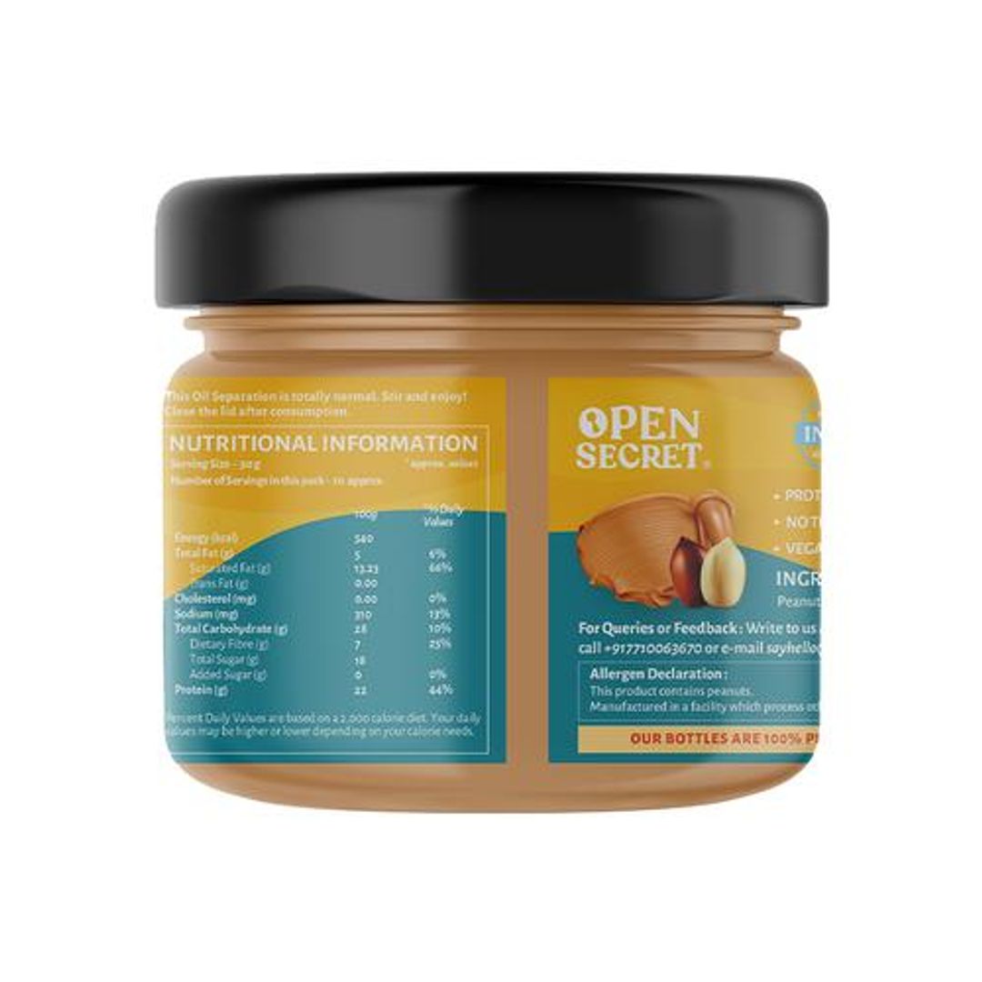 Nutty Spread Crunchy Peanut Butter - With Jaggery. No Added Oil