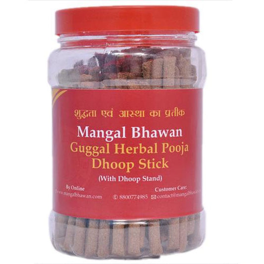 Guggal Herbal Pooja Dhoop Stick - With Stand