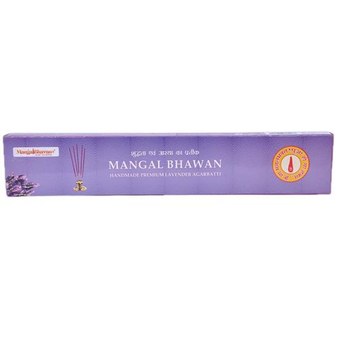 Handmade Premium Lavender Agarbatti - Soothing & Fresh Aroma