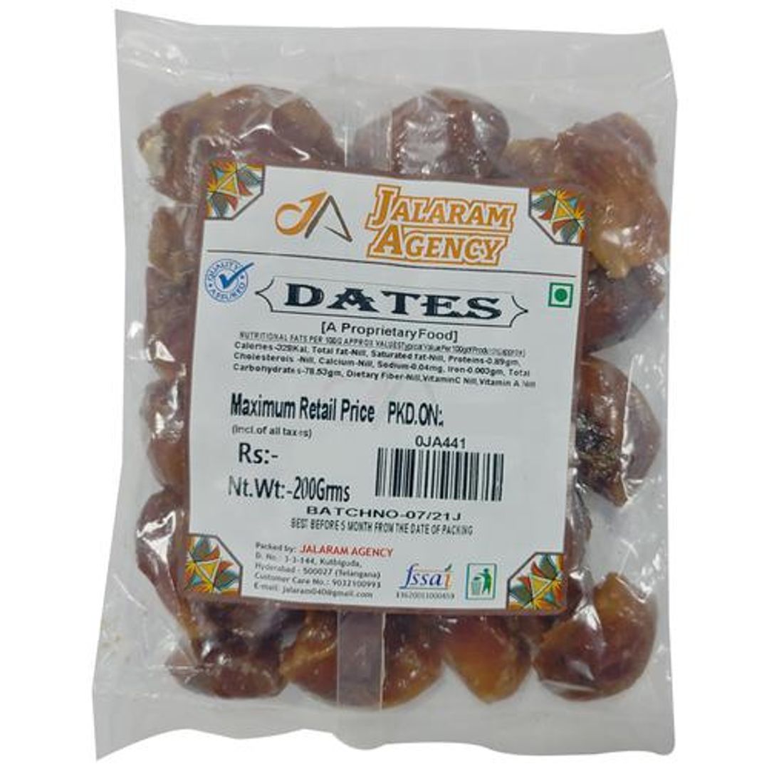 Dates - Rich In Vitamins, Minerals, Energy & Fibre, No Preservatives