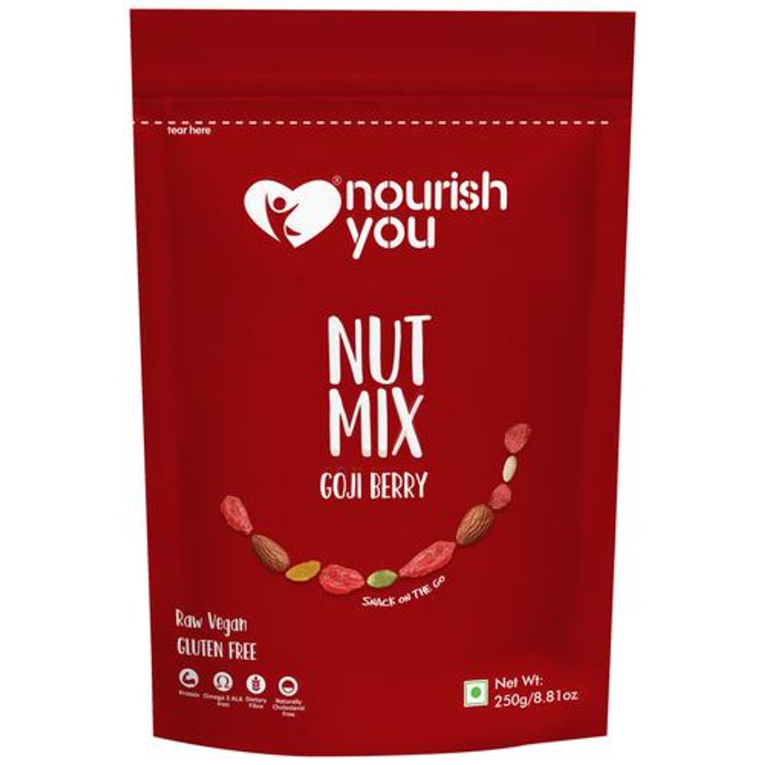 Raw Goji Berry Nut Mix - Gluten Free