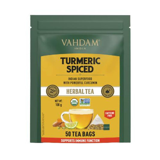 Turmeric Spiced Herbal Tea - Supports Immune Function, Improves Energy