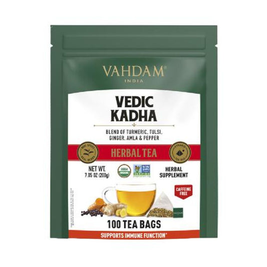 Vedic Kadha Herbal Tea - Supports Immune Function, Rich In Vitamin C