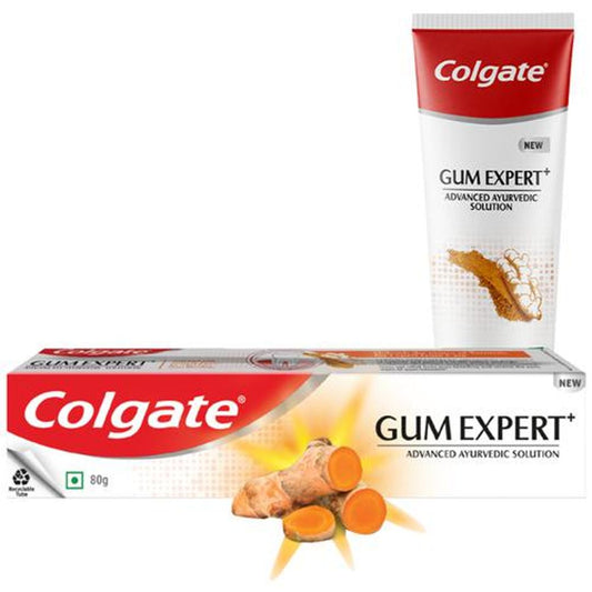 Gum Expert - Advanced Ayurvedic Solution Toothpaste, With Turmeric Extract For Relief From Bleeding Gums