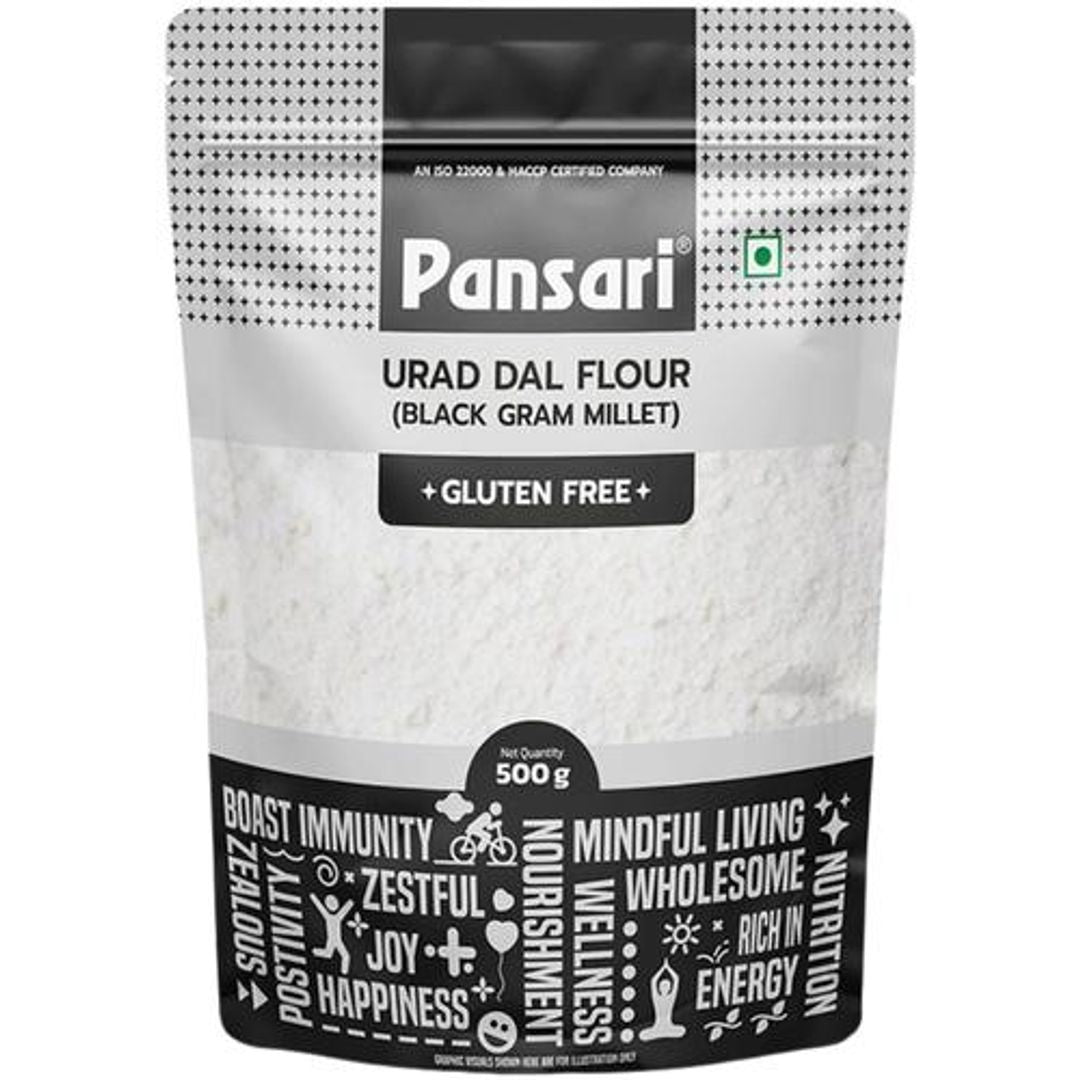 Urad Dal Flour - Black Gram Millet, Gluten-free - TOKO CART