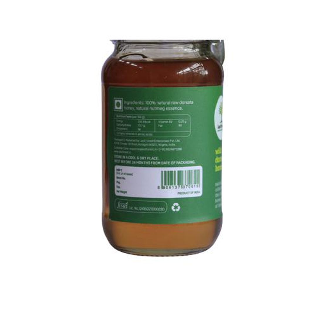 Ginger Honey - Multi-floral Seasoned From The Forest, Raw, Unprocessed