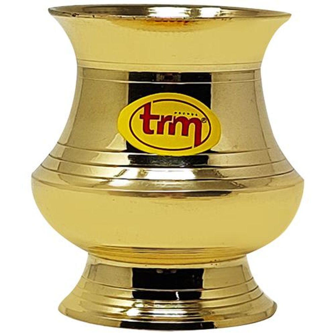 Pooja Jal Lota/ Pot - Brass Metal, Small Size , For Worship Use