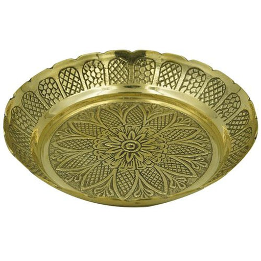 Nitya Brass Prasadam Vastu Nakshi Plate