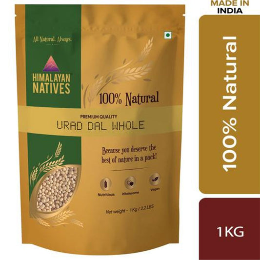 Urad Dal - Whole, 100% Natural