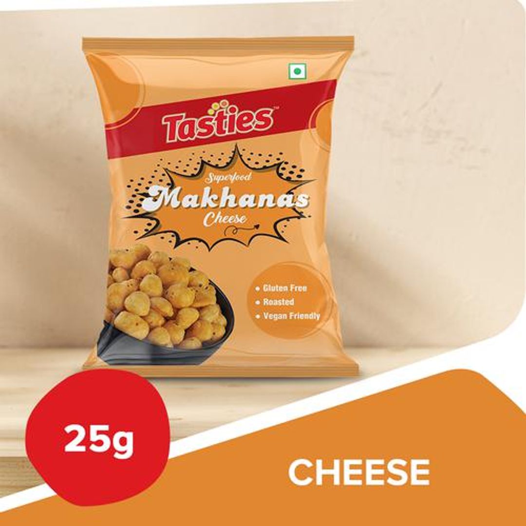 Cheese Makhanas - Roasted, Vegan & Gluten Free