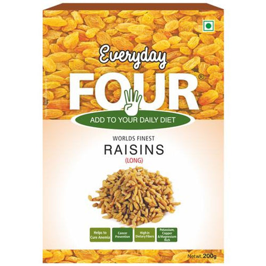 Golden Raisins - Long, Helps In Anaemia, Prevents Cancer, Rich In Dietary Fibre