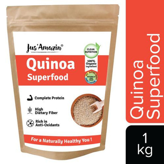 Organic Quinoa - High Protein Superfood, Rich in Dietary Fiber & Anti-Oxidants