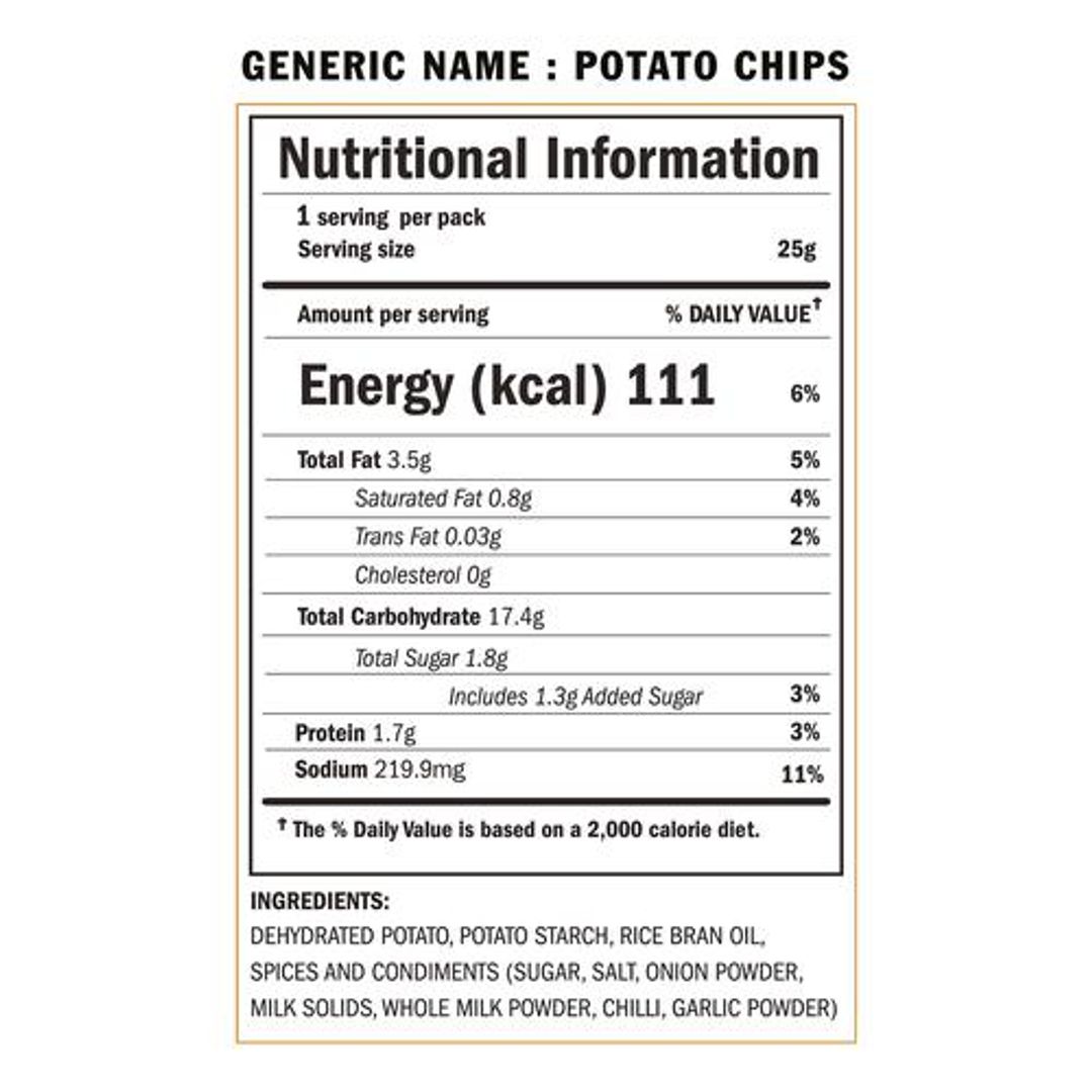 Popped Potato Chips - Pasta Cheese Flavour