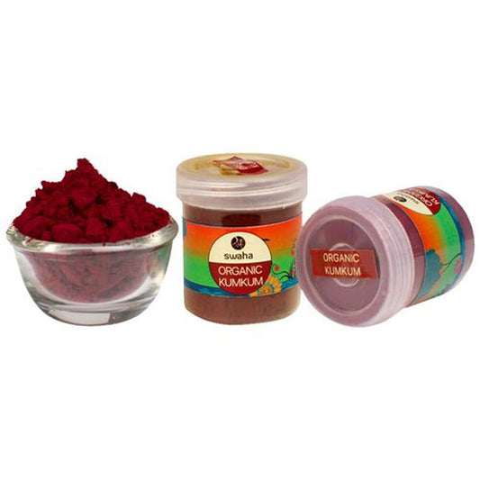 Organic Kumkum - Pure, No Harmful Chemicals, Maroon