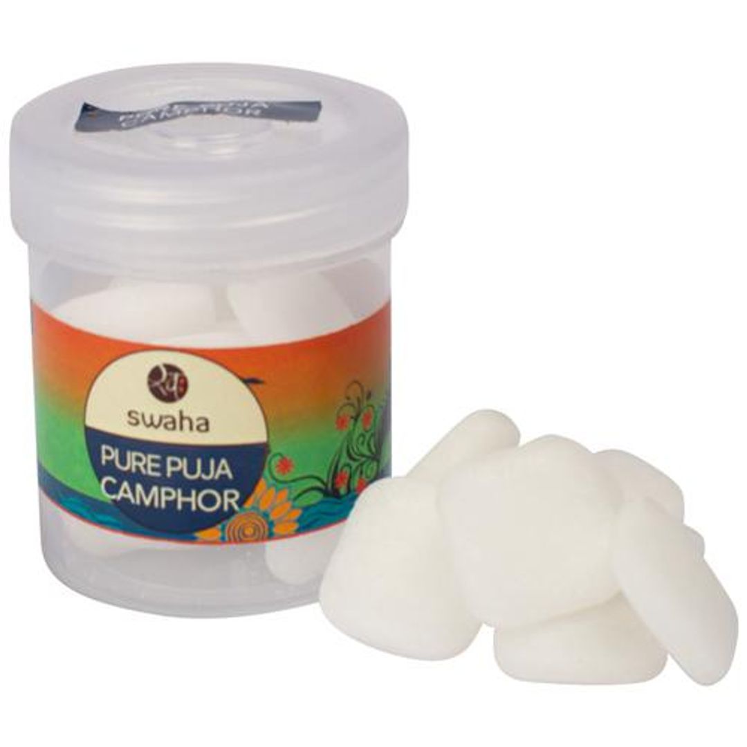 Pure Puja Camphor - With No Harmful Chemicals, Pesticides & Additives