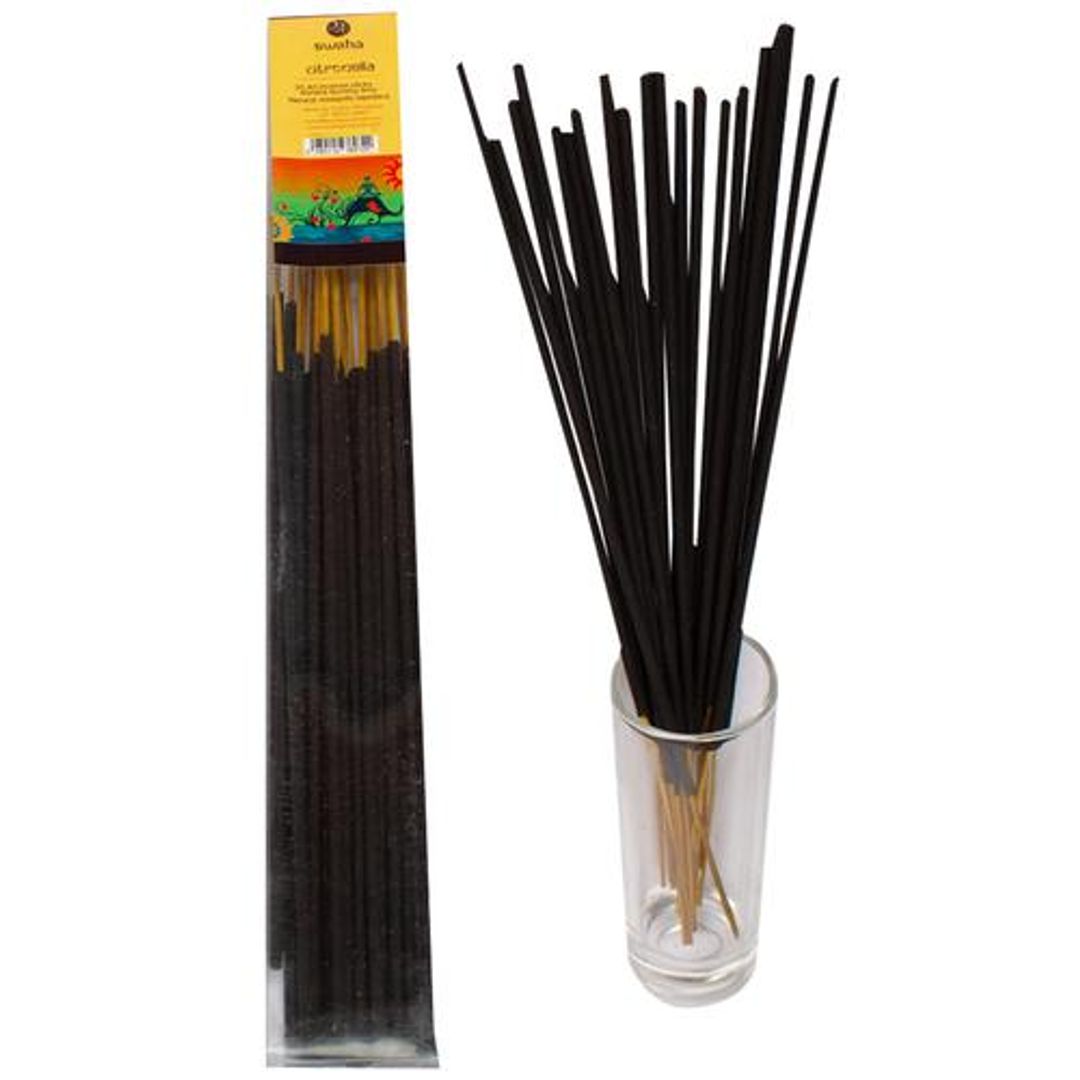 Citronella Agarbatti/Incense Sticks - Long-Lasting Fragrance, Relaxes The Mind