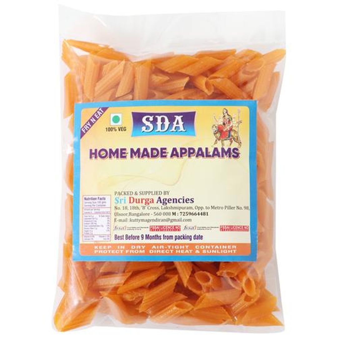 Homemade Appalams/Papad - Tube, Fry & Eat