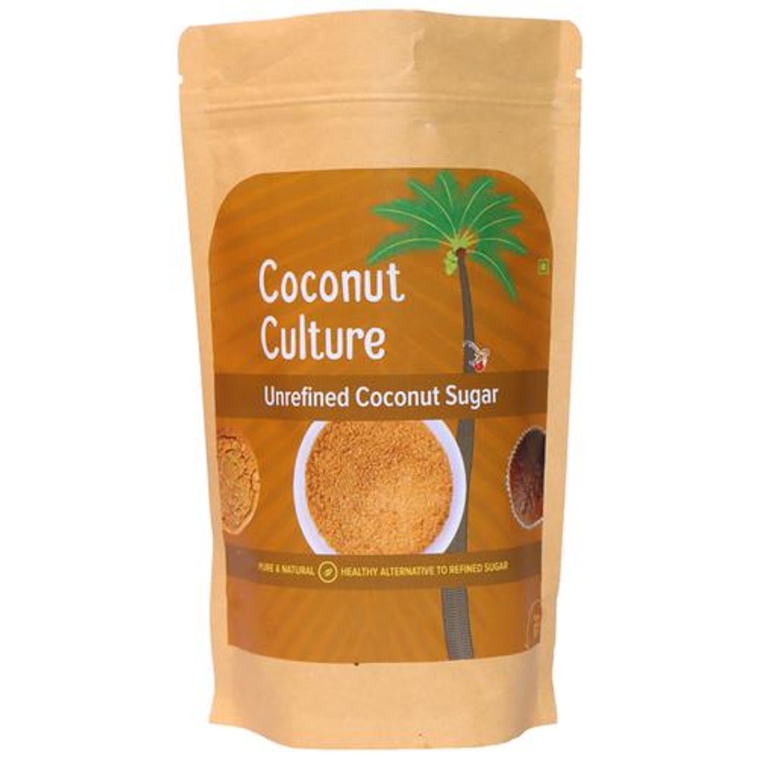 Unrefined Coconut Sugar - Pure, Natural, Low GI Sweetener, Rich In Nutrition