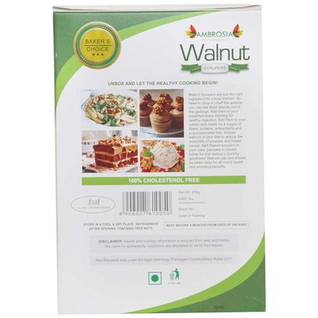 Walnut Kernels Syruper - Extra Light Quarters, Rich In Antioxidant, Protein & Fibre, Cholesterol Free