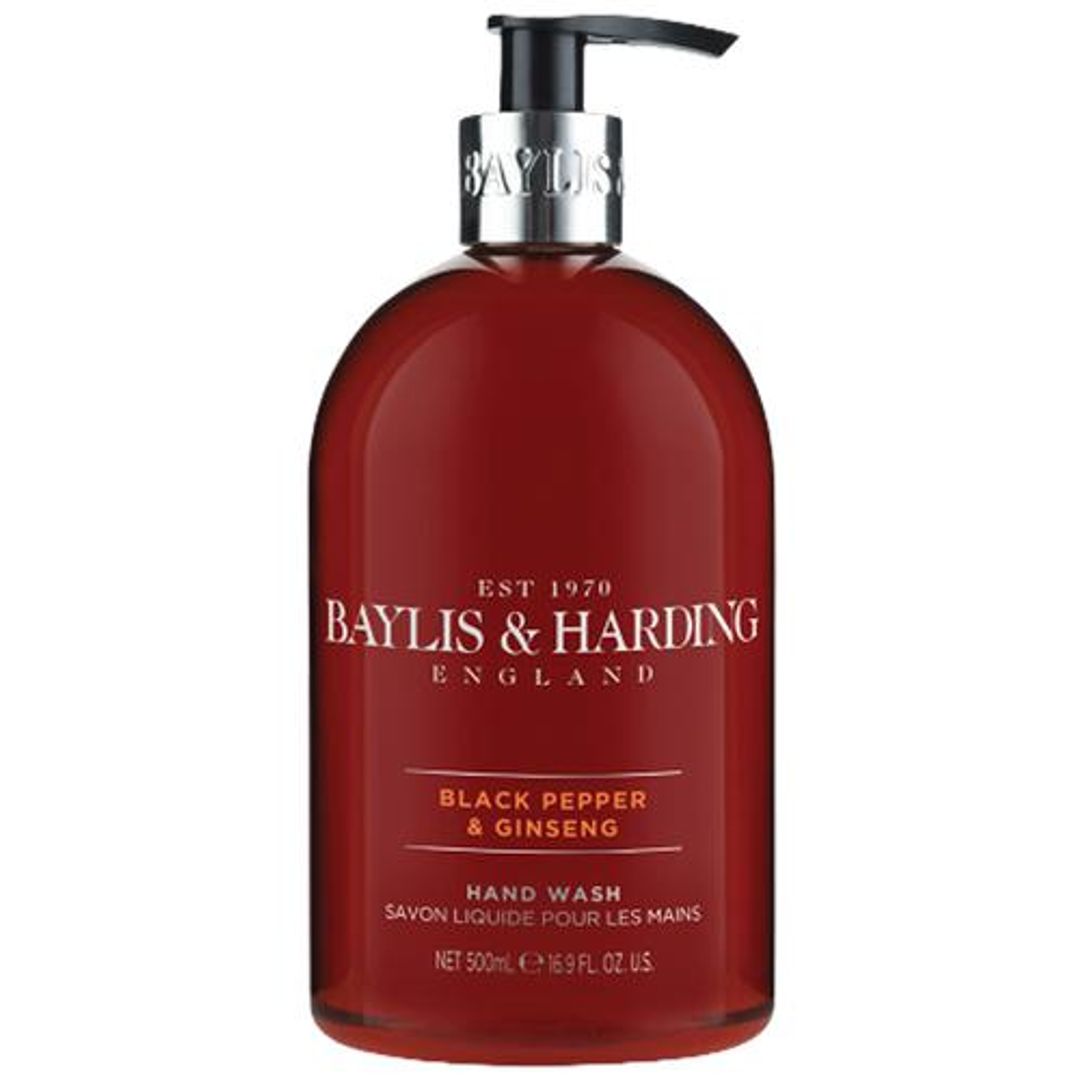 Hand Wash Liquid - Black Pepper & Ginseng With Moisturisers, No Parabens