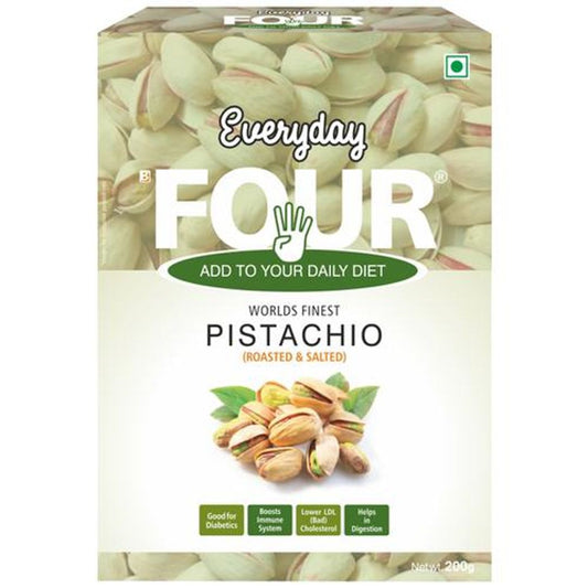 Pistachio Nuts - Roasted & Lightly Salted, Low Cholesterol, Helps In Digestion