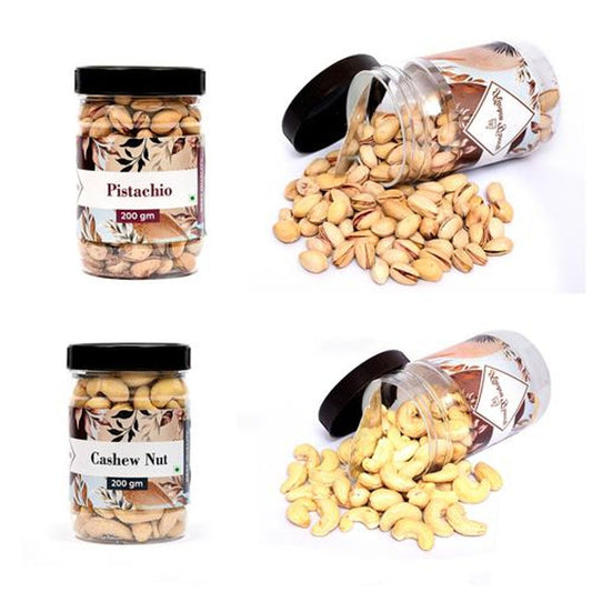 Dry Fruits Combo - Pistachio & Cashew, Vacuum Packed