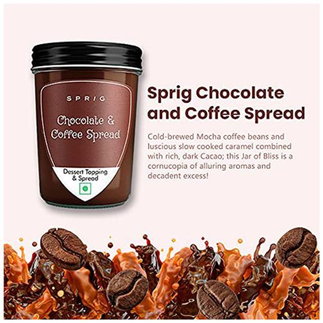 Chocolate & Coffee Spread -  Mocha & Cocoa Caramel, Dessert Topping